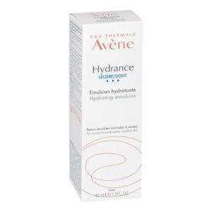 AVENE HYDRANCE Légère - Emulsion Hydratante 40ml - Peaux Sensibles Normales à Mixtes