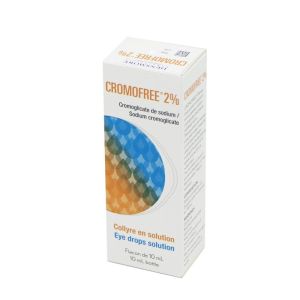 Cromofree collyre en solution 2% - Flacon 10ml avec pompe doseuse et filtre