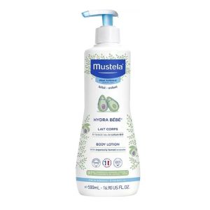 MUSTELA PEAU NORMALE Hydra Bébé Lait Corps 500ml - Perséose d' Avocat Bio