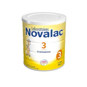 NOVALAC 3 Croissance 800g - Lait en Poudre 3ème Age - Nourrisson de 1 à 3 Ans