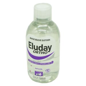 ELUDAY ORTHO 500ml - Solution pour Bain de Bouche - Pour Dents Appareillées