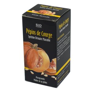 PHYTOCLASSICS PEPINS DE COURGE 90 Gélules - Complément Alimentaire Système Urinaire Masculin