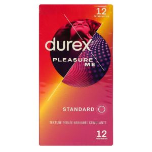 Pleasure Me 12 préservatifs lubrifiés ultra perlés Standard