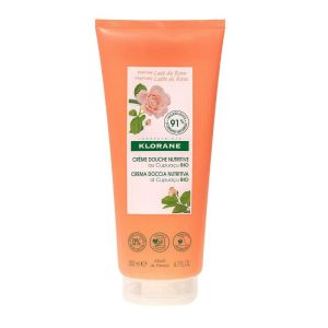 KLORANE-Crème douche nutritive lait de rose 200ml
