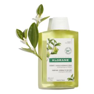 KLORANE CEDRAT 200ml - Shampooing à la Pulpe de Cédrat de Corse Cheveux Normaux Régraissant Vite