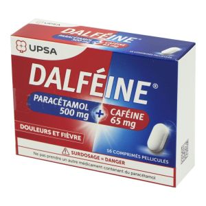 Dalféine Paracétamol 500mg Caféine 65mg - B/16