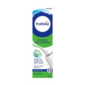 PRORHINEL Aloe Vera - Solution Naturelle d' Eau de Mer Apaisante et Hydratante aux Extraits d' Aloe