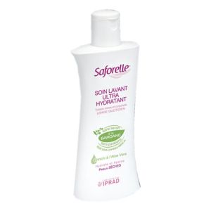 SAFORELLE 500ml Soin Lavant Ultra Hydratant - Sécheresse Intime, Muqueuses - Bardane, Aleo Vera