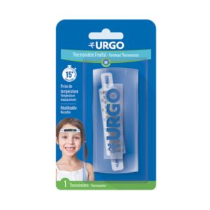 URGO Thermomètre Frontal Réutilisable - Prise de Température en 15 Secondes - 1 Unité