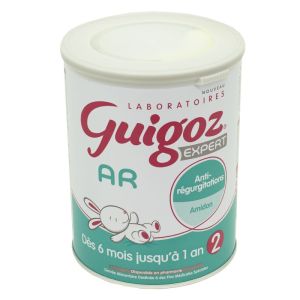 GUIGOZ EXPERT AR 2 780g - Lait en Poudre Anti Régurgitations - Nourrisson de 6 à 12 Mois