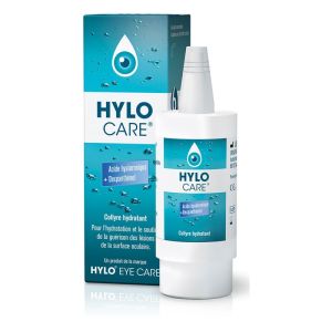 HYLO CARE 10ml Collyre Hydratant et Cicatrisant