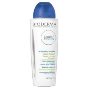 BIODERMA Nodé P Purifiant 400ml Shampooing Anti Pelliculaire pour Cheveux à tendance grasse