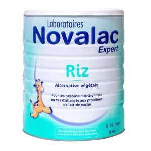 NOVALAC EXPERT Lait riz Alternative Végétale 0-36 mois 800g