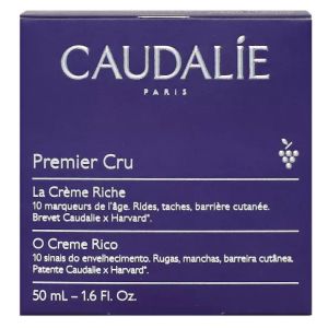 CAUDALIE PREMIER CRU La Crème Riche 50ml - Anti-âge Global Peaux Sèches