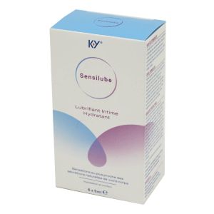 DUREX SENSILUBE KY Applicateur Unidose 6x 5ml - Lubrifiant Intime Hydratant - Sécheresse Vaginale