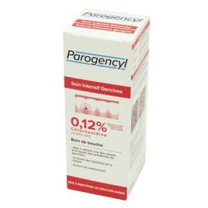 PAROGENCYL Soin Intensif Gencives Bain de Bouche 300ml - 0.12% Chlorhexidine + 0.07% CPC