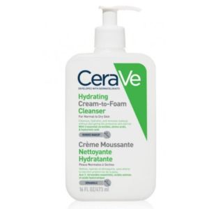 CERAVE Crème Lavante Hydratante 473ml - Corps et Visage - Peaux Normales à Sèches