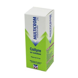 Multicrom 2 % collyre, Flacon 10 ml