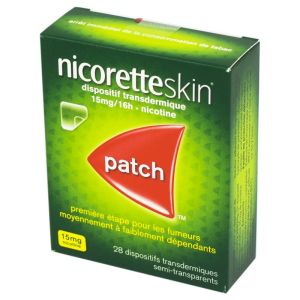 NicoretteSkin Etape 2 15mg/16 heures - 28 patchs