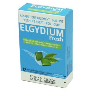 ELGYDIUM FRESH 12 Pastilles à Sucer - Assainit Durablement l' Haleine