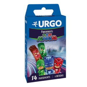 URGO 14 Pansements Enfants PJMASKS 2.5 x 7.5cm - 4 Designs