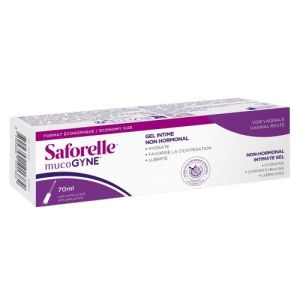 MUCOGYNE Gel Intime Non Hormonal 70ml - Sécheresse Vaginale, Muqueuses, Cicatrisation