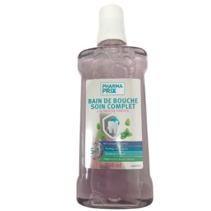 PHARMACTIV pharmaprix - Bain de bouche soin complet - Menthe fraîche - Fl/500 ML