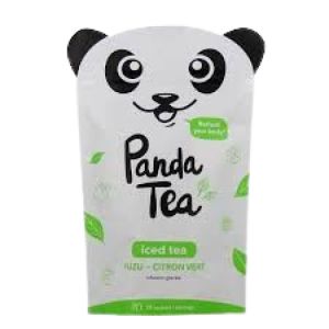 PANDA TEA ICED TEA CITRON VERT/YUZU- 28 Sachets- infusion glacée