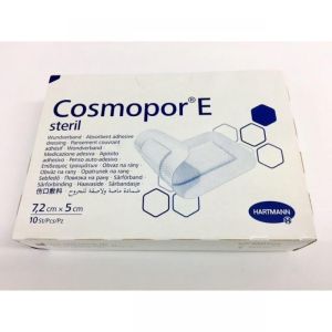 COSMOPOR E 7.2 x 5 cm Pansement Stérile Couvrant Auto Adhésif (4 Côtés) - Bte/10 - Paul Hartmann