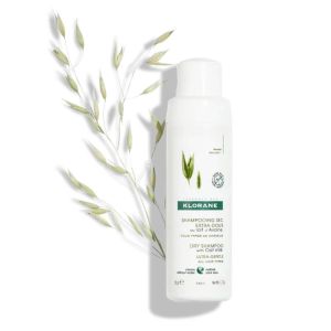 KLORANE SHAMPOOING SEC au Lait d' Avoine - Usage fréquent - Sans gaz 50g