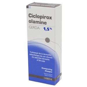 Ciclopirox Olamine Gerda Shampooing 1,5%  Flacon 100 ml