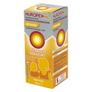 Nurofenpro Enfants Nourrissons, suspension buvable - Flacon 150ml