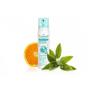 PURESSENTIEL CIRCULATION Spray Tonique Express aux 17 Huiles Essentielles - Pour Soulager les Jambes