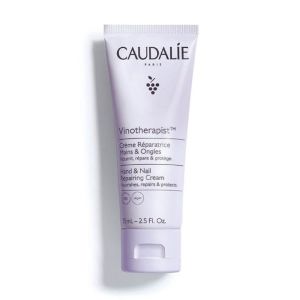 CAUDALIE VINOTHERAPIST Crème Réparatrice Mains et Ongles 75ml - Peau Sèche à très Sèche