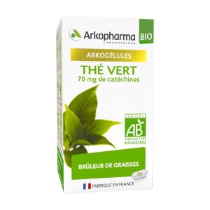 ARKOGELULES BIO Thé Vert Bte/40 Gélules 50mg de Catéchines - Brûleur de Graisses