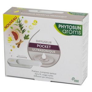Phytosun Aroms Diffuseur Pocket Ultrasonique - Diffuseur pour Huiles Essentielles Nomade, sans Fil