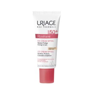 URIAGE Roséliane CC Cream SPF50+ Teinte Claire 40ml - Crème Hydra Protectrice Correction Teint