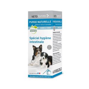 VETOFORM PURGE NATURELLE Chien et Chiot Solution Buvable 50ml - Spécial Hygiène Intestinale