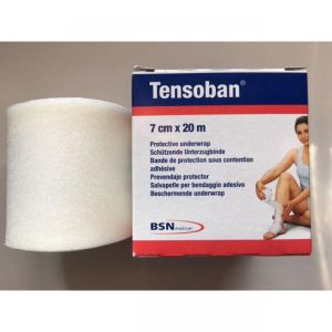 TENSOBAN 7cm x 20m - Bande de Mousse de Protection Cutanée sous Contention Adhésive - Bte/1 - BSN ME