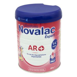 NOVALAC EXPERT AR+ 800g - Lait pour Nourrisson de 0 à 6 Mois - Reflux Gastro-oesophagien