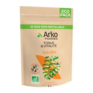 ARKOGELULES BIO Eco Pack Spiruline 1176 mg de Thalle - Sachet/270 - Tonus et Vitalité
