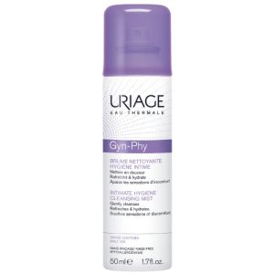 URIAGE GYN-PHY Brume Nettoyante 50ml - Hygiène Intime Quotidienne, Sensations d' Inconfort