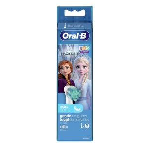 ORAL B KIDS 3+ Ans - 3 Brossettes Dentaires de Rechange Extra Soft REINE DES NEIGES 2