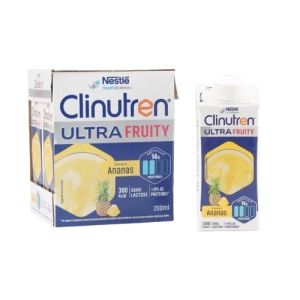 Nestlé Clinutren - Ultra fruity - saveur Ananas - 4 x 200 ml