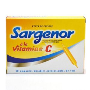 Sargenor à la Vitamine C Solution buvable - 20 ampoules 5 ml