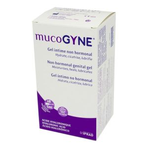 MUCOGYNE Gel Intime non Hormonal Lubrifiant et Hydratant - 8 Unidoses de 5ml à Usage Unique