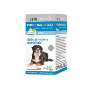 VETOFORM PURGE NATURELLE Grand Chien 50 Comprimés - Spécial Hygiène Intestinale