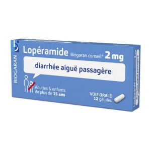 Lopéramide 2 mg Biogaran Conseil - 12 gélules