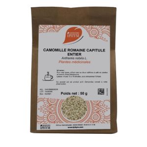 CAMOMILLE ROMAINE Fleur Entière - Plantes Médicinales pour Infusion - Anthemis nobilis L - Sachet/50