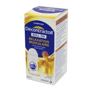 DECONTRACTOLL Relaxation Musculaire Arnica + 6 Huiles Essentielles - Dès 15 Ans - Roll-On/50ml